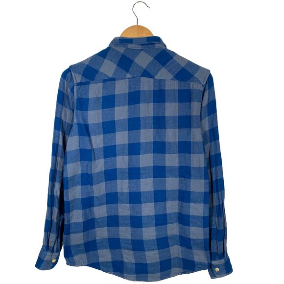 True Religion Blue Plaid Shirt Size S - Picture 6 of 6